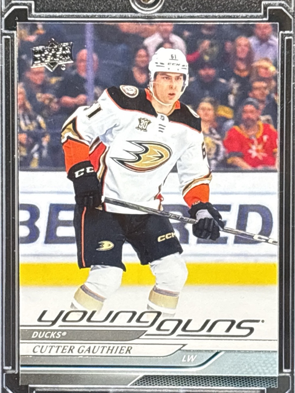 Upper Deck Young Guns Cutter Gauthier Hockey Trading Card